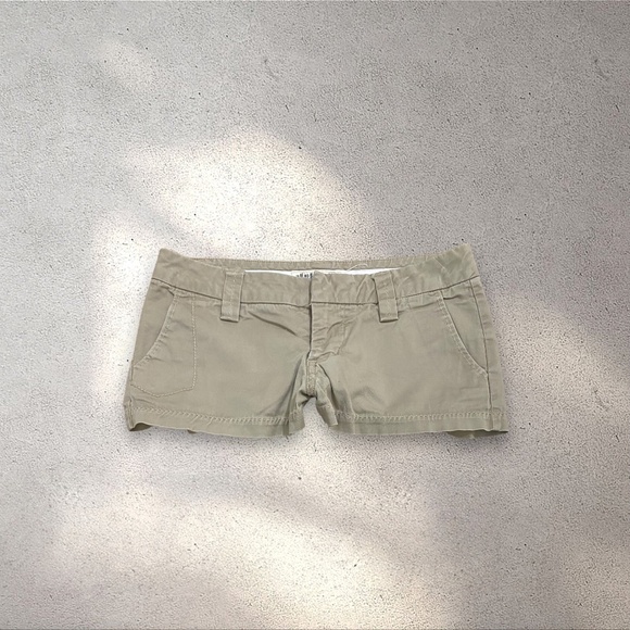 Volcom Low Rise Micro Denim Shorts - Picture 1 of 5
